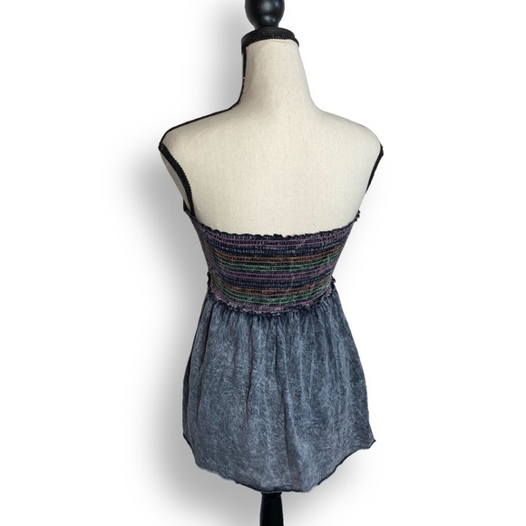 🔵 Urban Outfitters Staring at Stars Boho Strapless Ruffle Tube Top XS (WT-1&2) - Picture 2 of 7